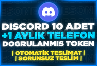 ⭐[+1 AYLIK] 10X TOKEN TELEFON DOĞRULAMALI⭐