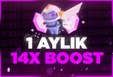⭐ 1 AYLIK 14X BOOST ⭐HIZLI TESLİMAT