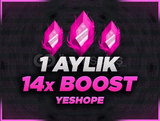 ⚡STOK VAR⚡ 1 AYLIK 14X BOOST⚡