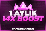 ⭐1 Aylık 14x Boost [ANLIK]{BOTSUZ}⭐