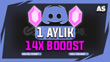 ⭐ 1 AYLIK 14X BOOST | BOTSUZ TESLIMAT ⭐ 