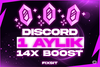 ⭐️1 AYLIK 14X BOOST⭐️ [BOTSUZ] DİSCORD