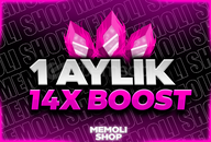 ⭐1 AYLIK 14X BOOST ⭐(BOTSUZ + HIZLI)