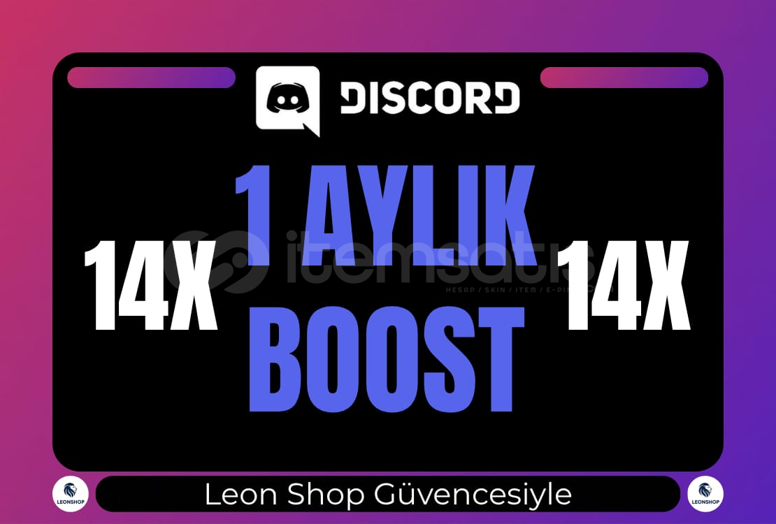 ⚡1 AYLIK 14X BOOST ⚡ DETAYLAR AÇIKLAMADA ⚡1 AYLIK 14X BOOST ⚡ DETAYLAR AÇIKLAMADA
