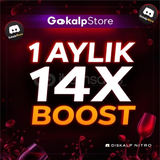 1 AYLIK 14X BOOST DİSCORD