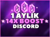 ⭐[BOTSUZ] 1 AYLIK 14x BOOST | GARANTİLİ-HIZLI✅