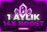 ⭐ 1 AYLIK 14X BOOST + HIZLI VE GARANTİLi