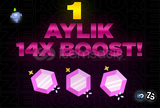 ⭐1 AYLIK 14X BOOST⭐KALİTELİ BOTSUZ TESLİMAT!