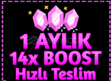 1 AYLIK 14X BOOST ! OTOMATİK TESLİM