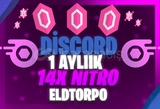 ✅ 1 Aylık 14x Discord Nitro Boost | BOTSUZ |