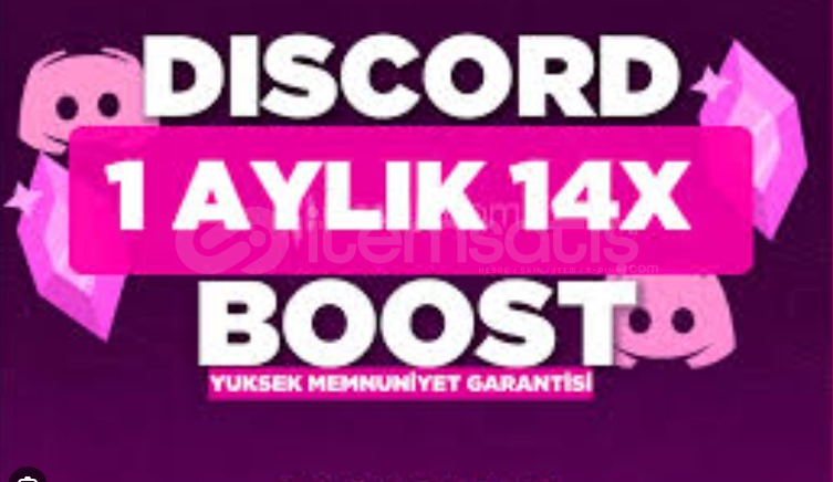 1 AYLIK 14X DİSCORD SUNUCU BOOST 1 AYLIK 14X DİSCORD SUNUCU BOOST