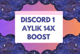 ⭐1 AYLIK 14X SERVER BOOST | BOTSUZ