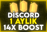 ⭐ 1 AYLIK 14X SERVER BOOST+GARANTİ