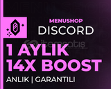 ⭐1 AYLIK 14X SERVER BOOST | GARANTİLİ⭐