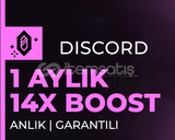 ⭐1 AYLIK 14X SERVER BOOST | GARANTİLİ⭐