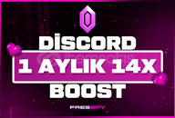 ⚡️1 Aylık 14x Server Boost (Hızlı)⚡️
