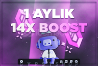 ⚡️1 Aylık 14x Server Boost (Hızlı+Garanti)⚡️