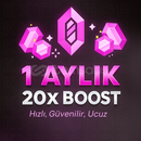 ⭐️ 1 Aylık 20x Boost [BOTSUZ + ANINDA TESLİMAT]