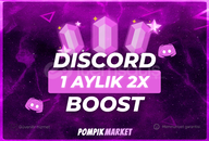 ⭐️[SORUNSUZ] Discord 1 Aylık 2x Boost ⭐️