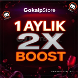 1 AYLIK 2X BOOST DİSCORD