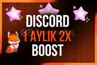 [1 Aylık] 2x BOOST ✨ GARANTİLİ ✨BOTSUZ