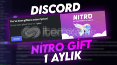 1 Aylık 2X Boostlu Gift Nitro