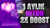 ⭐1 AYLIK 2x BOOSTLU NİTRO⭐