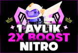 ⭐️1 Aylık 2x boostlu Nitro⭐️