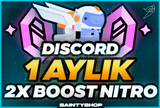 ⭐1 Aylık + 2x Boostlu Nitro | Garantili!✅