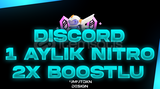 ⭐️ 1 Aylık 2x Boostlu Nitro Kod | ANLIK