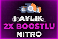 ✨[1 AYLIK] 2X BOOSTLU NİTRO (OTO TESLİM)✨