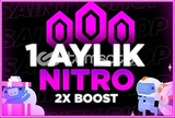 ⭐ 1 AYLIK 15 ADET DISCORD NITRO ⭐