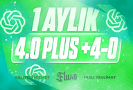 ⭐1 Aylık 4.0 Plus + GPT-4o + Dall e⭐