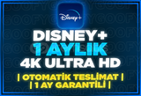 ⭐[1 Aylık] 4K UHD Disney Plus + Garanti⭐