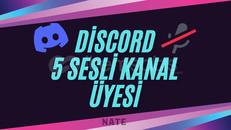 [PİYASADA YOK] 5 ADET DİSCORD SESLİ KANAL ÜYESİ