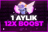 ⭐1 AYLIK 12x BOOST ⭐BOTSUZ HIZLI TESLİMAT