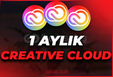 1 Aylık | Adobe Creative Cloud | Kişisel Hesap