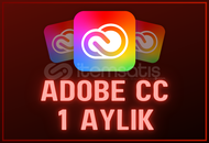 1 AYLIK ADOBE CREATİVE CLOUD - KİŞİSEL HESAP