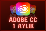 1 Aylık Adobe Creative Cloud Tüm Uygulamalar