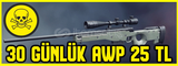 1 AYLIK AWP 25 TL