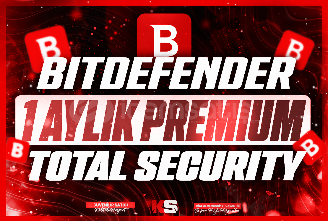 1 Aylık - BitDefender Total Security Hesap  1 Aylık - BitDefender Total Security Hesap