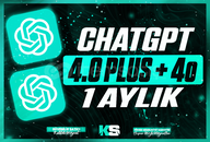 1 Aylık | ChatGPT 4.0 PLUS - GPT-4o + Dall-e