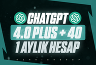 ⭐️1 Aylık ChatGPT 4.0 Plus + GPT-4o + Dall-e