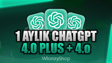 ⭐1 AYLIK CHATGPT PLUS 4.0 + GPT-4o + DALL-E⭐