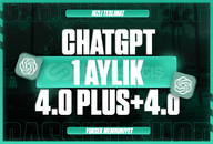 ⭐1 Aylık ChatGPT Plus 4.0 + GPT-4o + Dall-E⭐