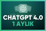 1 Aylık ChatGPT Plus 4.0 ve GPT 4o [Garantili]