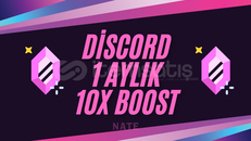 [1 AYLIK] DİSCORD 10X BOOST