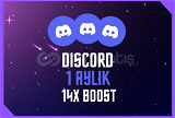 [1 AYLIK]⭐ Discord 14x Boost ⭐