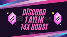 [1 AYLIK] DİSCORD 14X BOOST