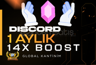 1 Aylık Discord 14x Boost | GARANTİ